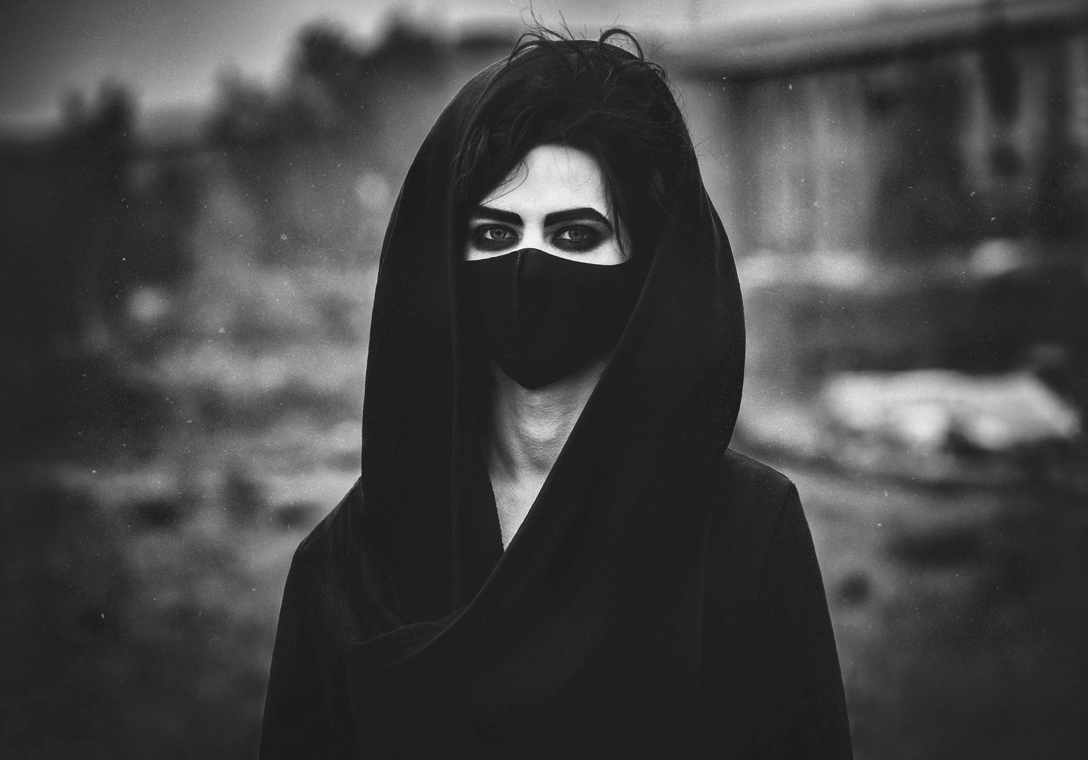 Anonymous woman in hijab