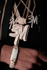 silver and gold chain necklace
