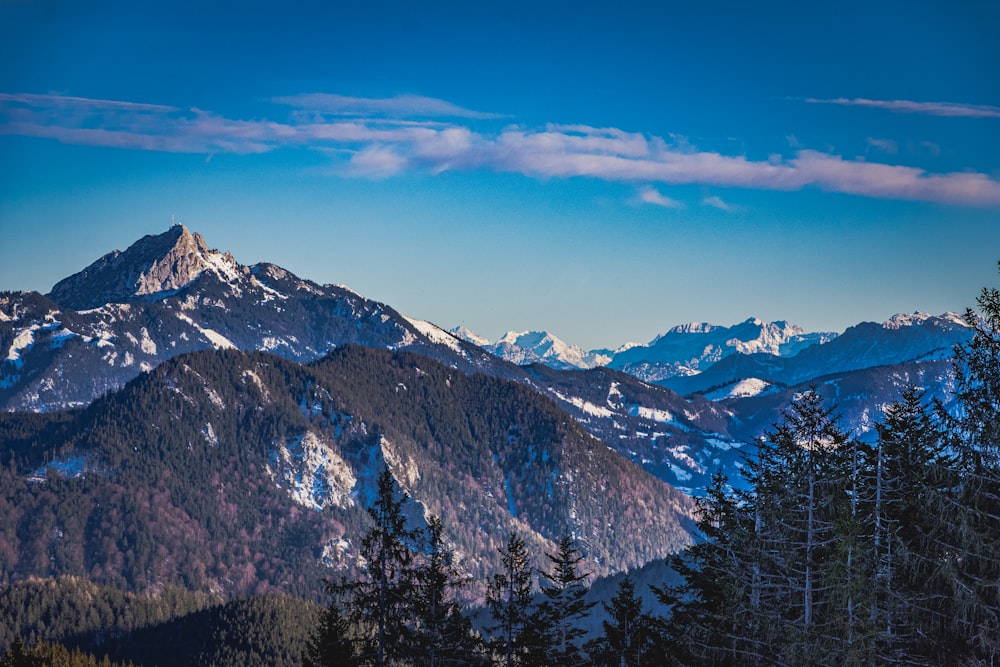 snow covered mountain under blue sky during daytime