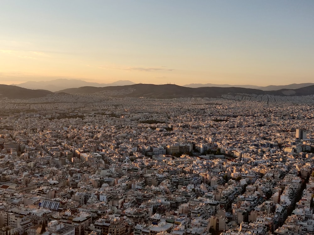 aerial view of city buildings during daytime