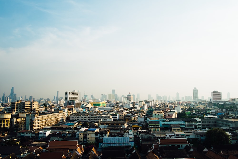 aerial view of city buildings during daytime