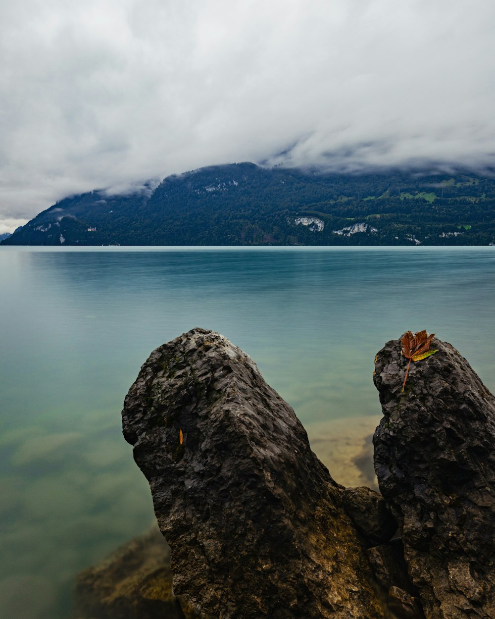 brown rock formation near body of water during daytime