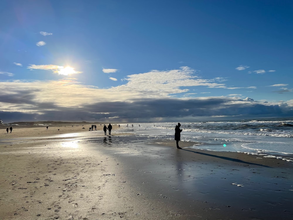 people walking on beach during daytime