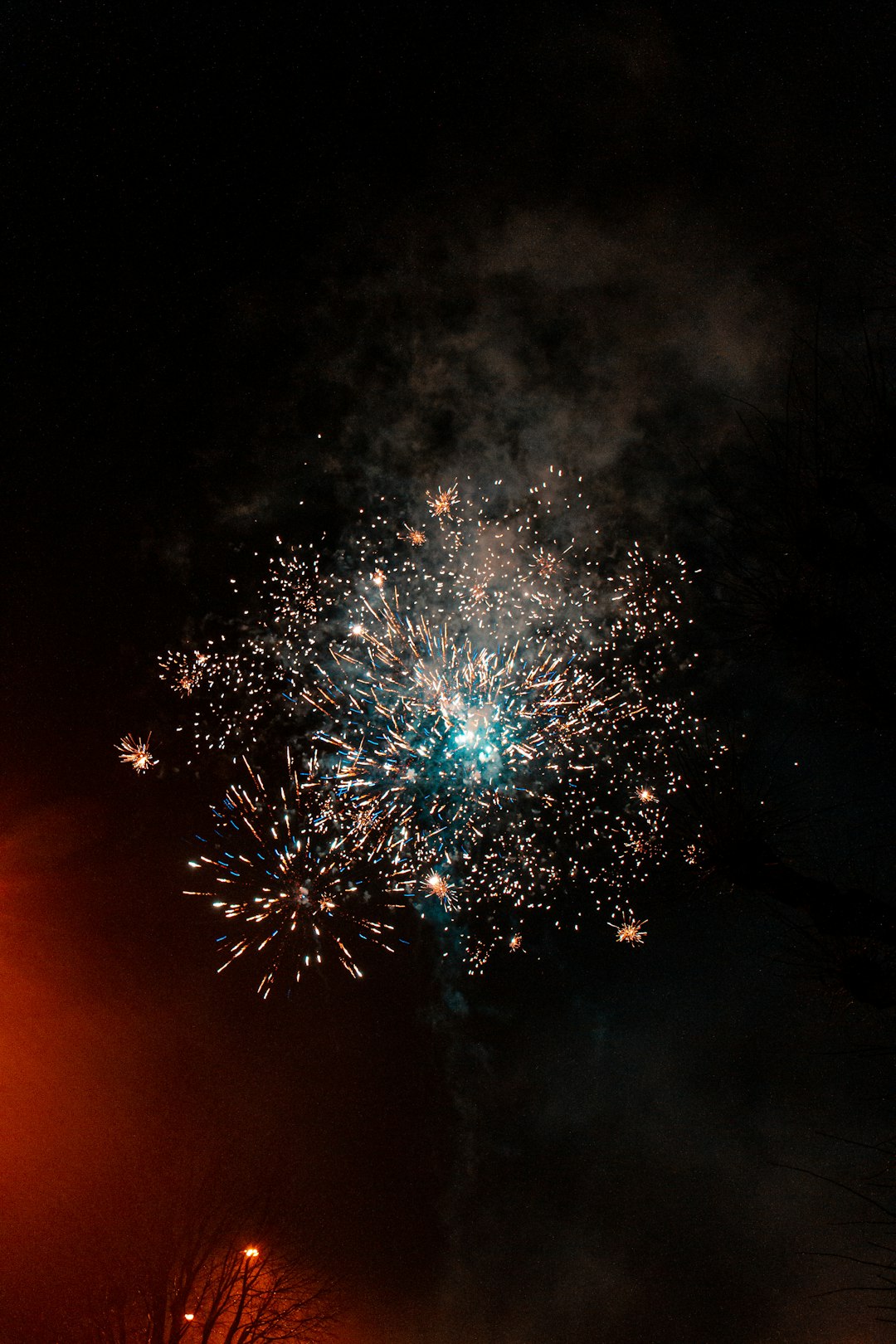 fireworks display during night time