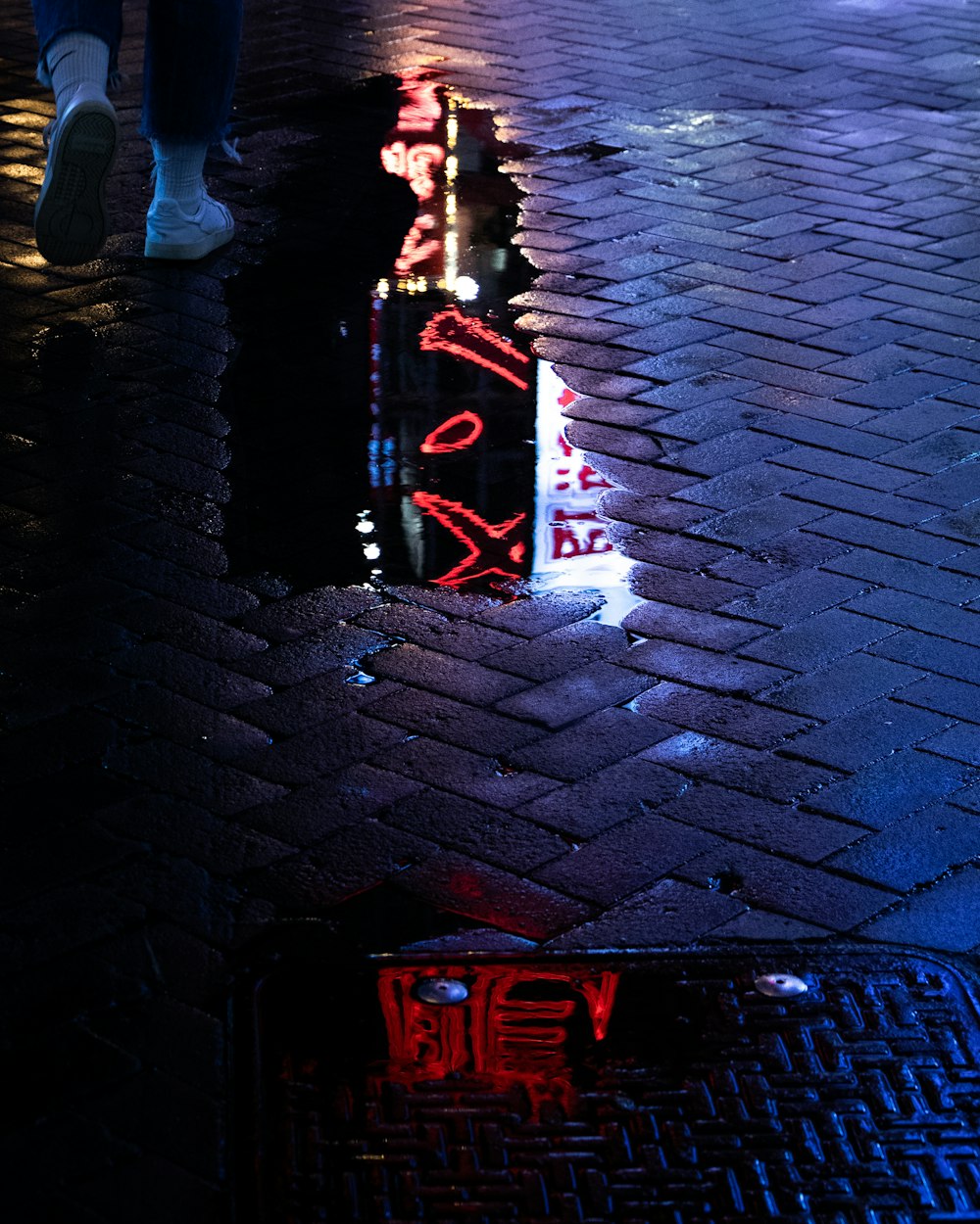 red and black fire hydrant