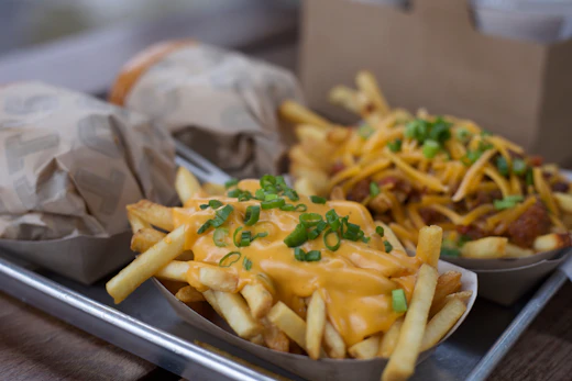 Golden hand-cut classic fries with sea salt