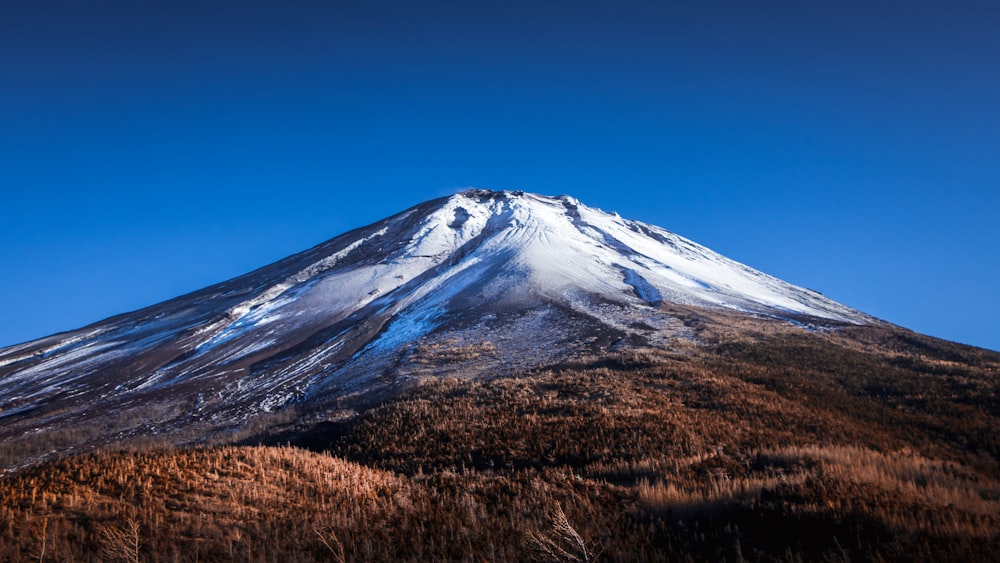 brown and white mountain under blue sky during daytime