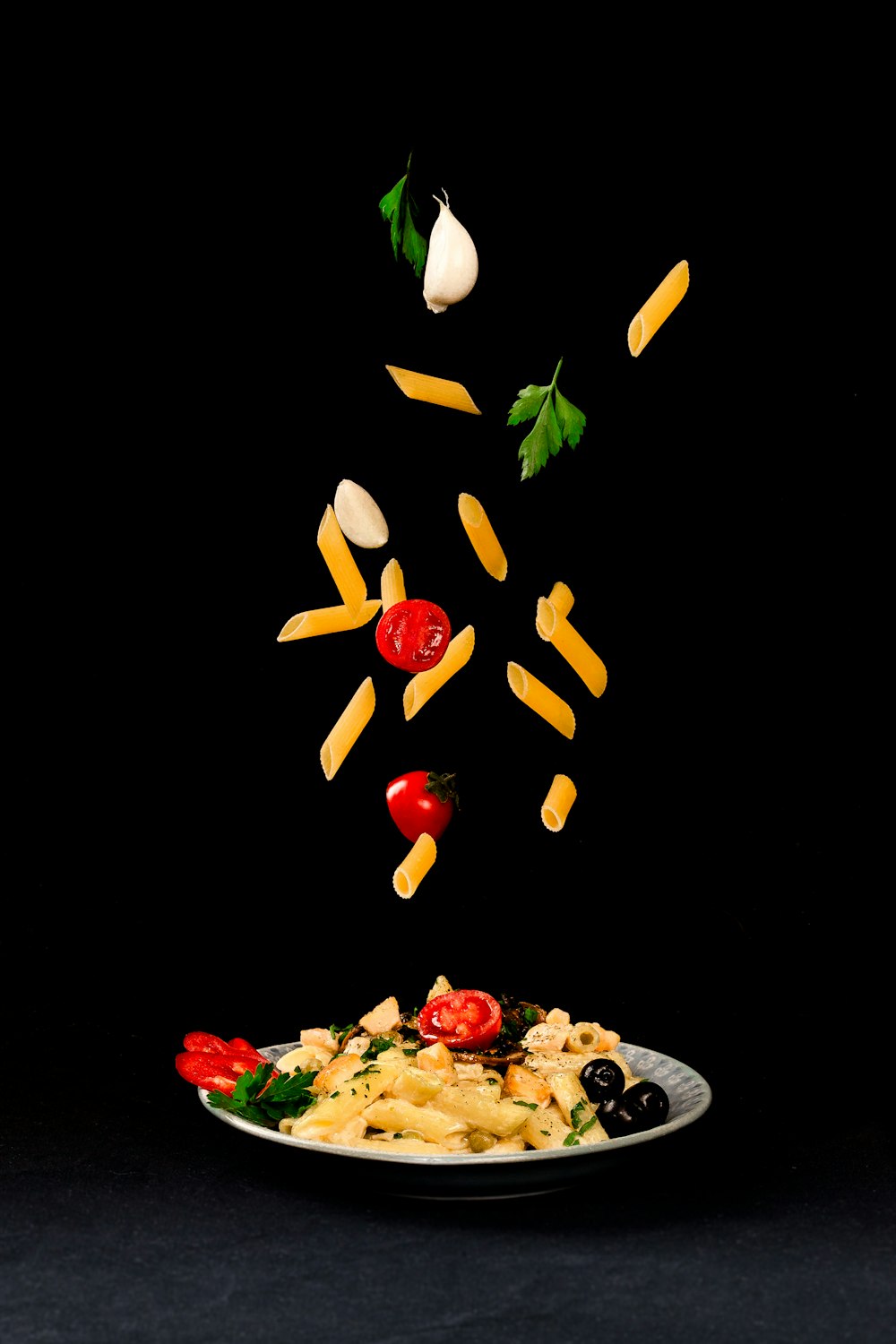 red and yellow fruits on brown wooden table