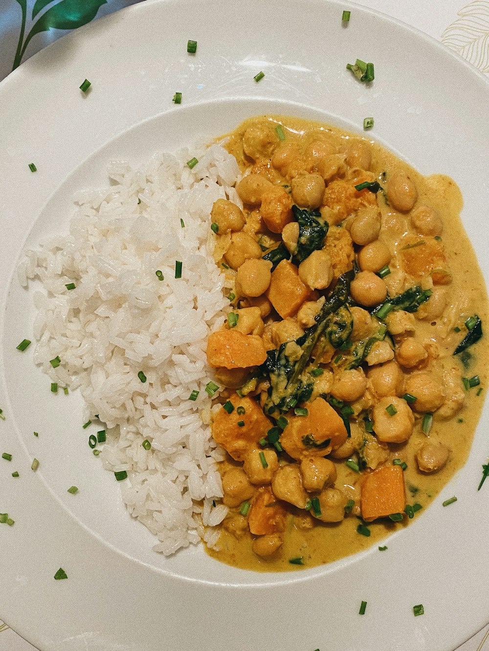 cooked food on white ceramic plate