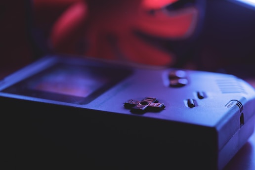 black and white game controller