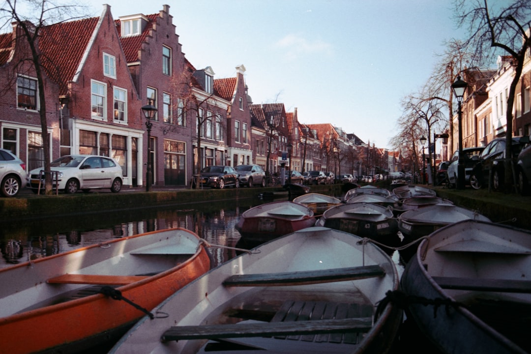 cars parked beside the road near buildings during daytime