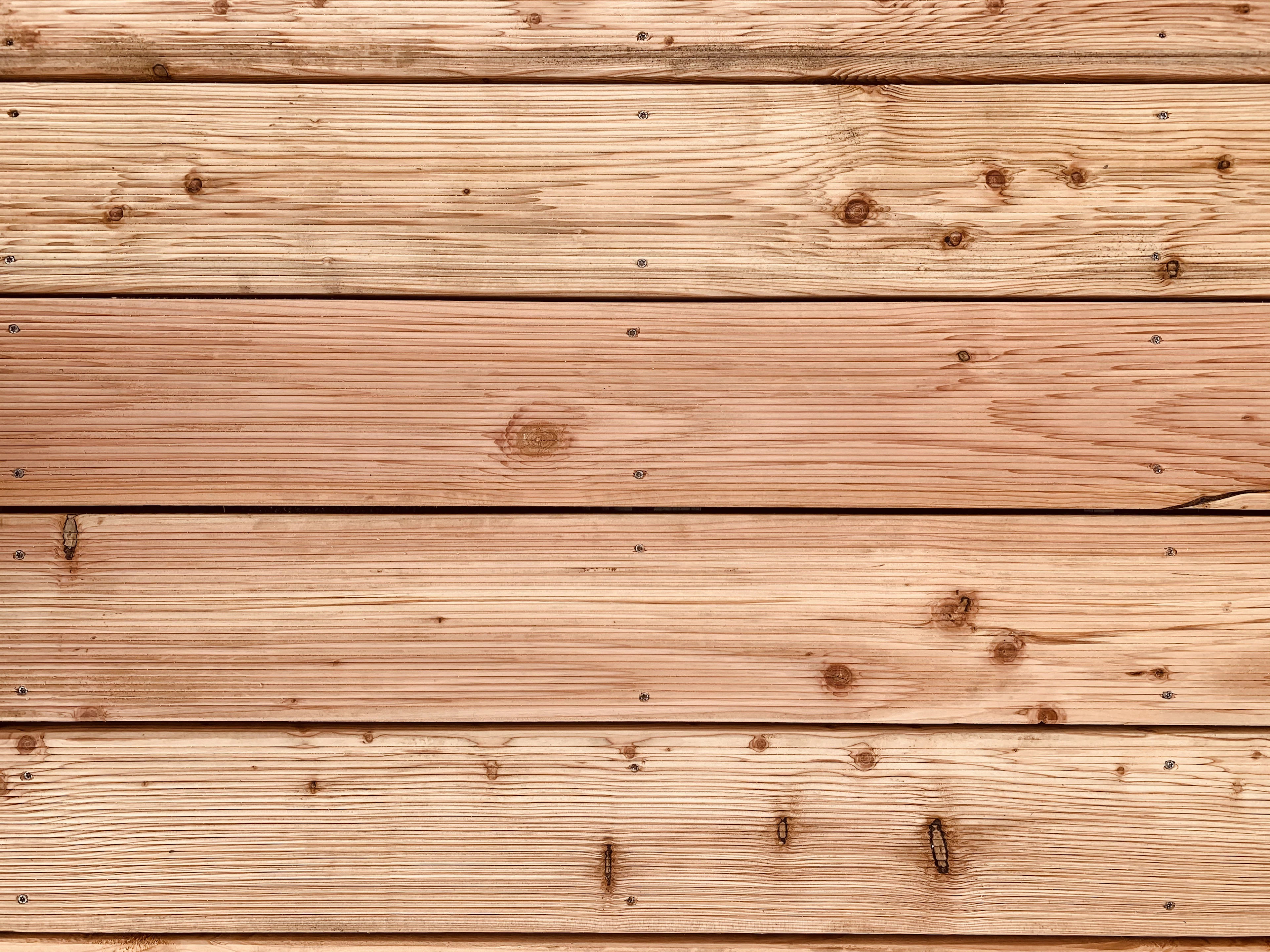 Wooden facade panels