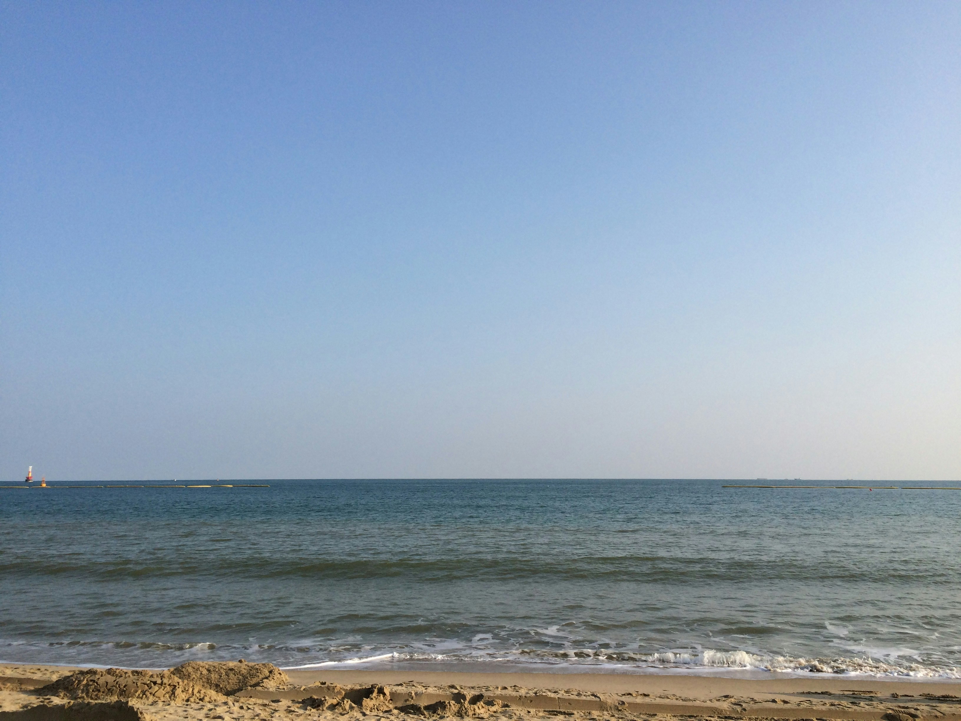 blue sea under blue sky during daytime, 