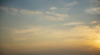 A soft-focus sunrise hinting at new beginnings and promise.