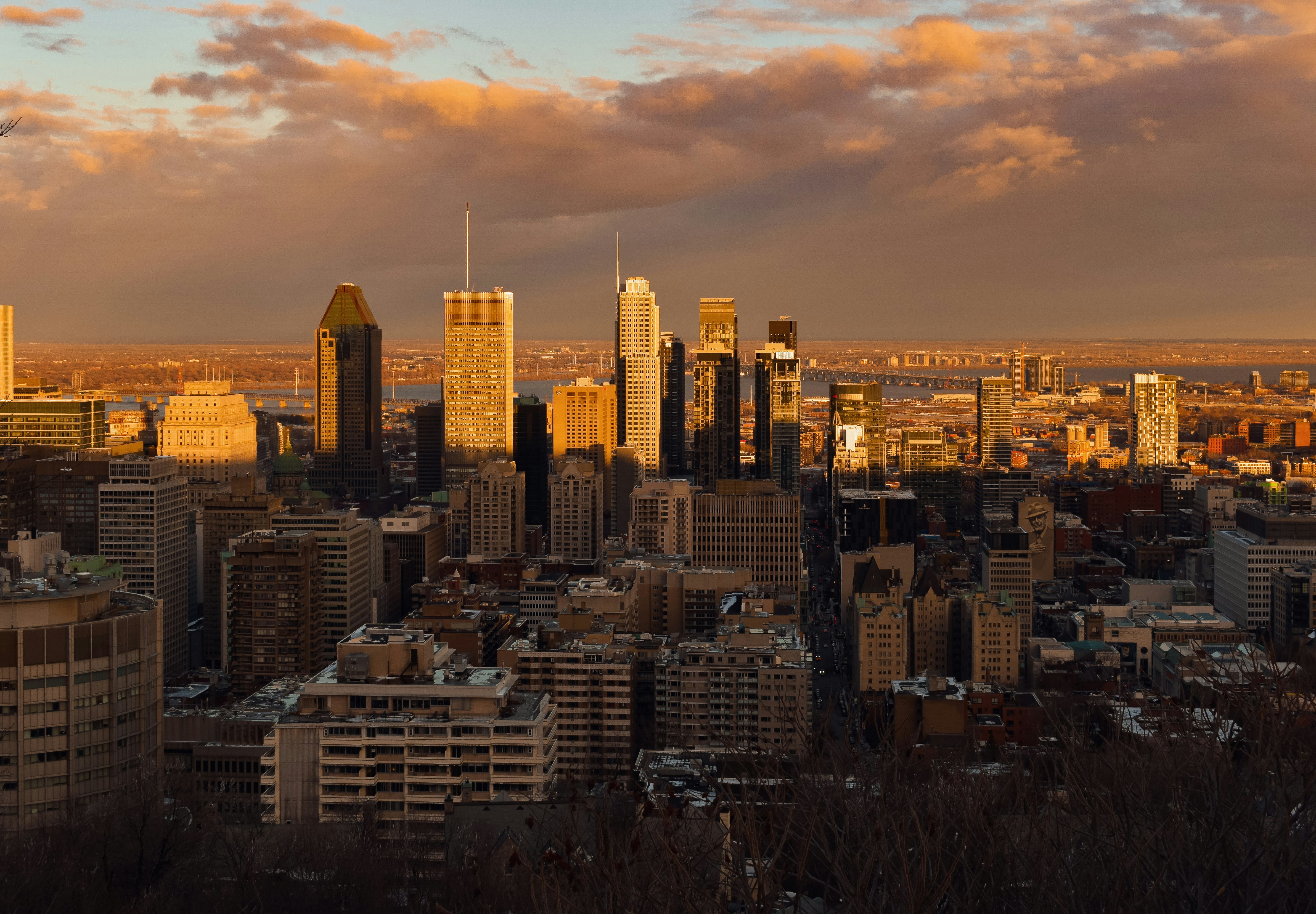 Montreal sunset, Spring 2019.