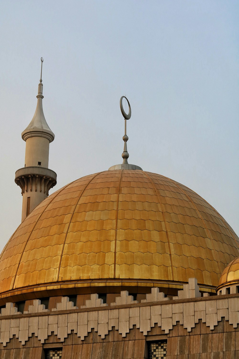 brown and beige dome building