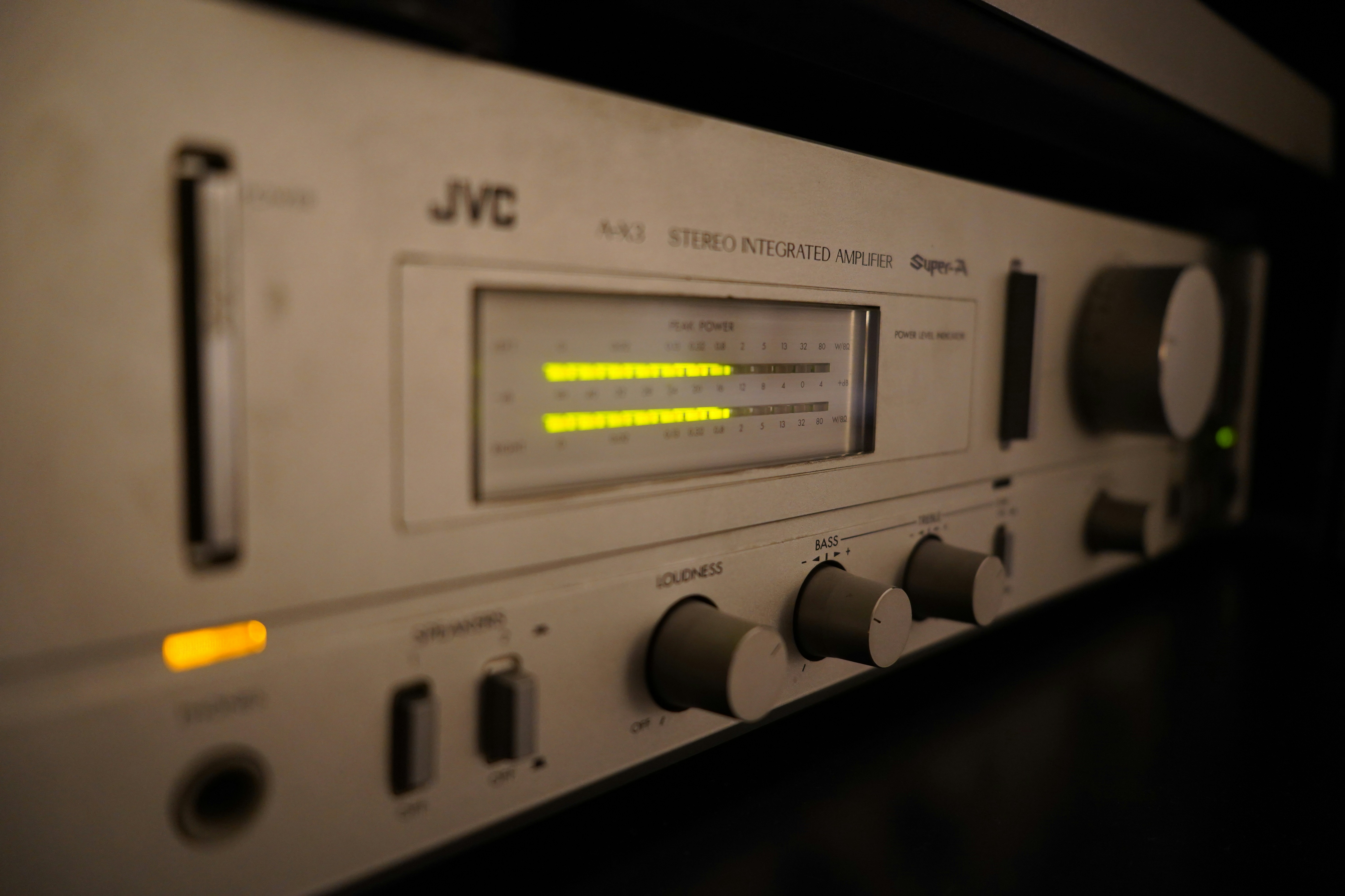 JVC electric equipment sound receiver amplifier.