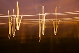 blue and white light streaks