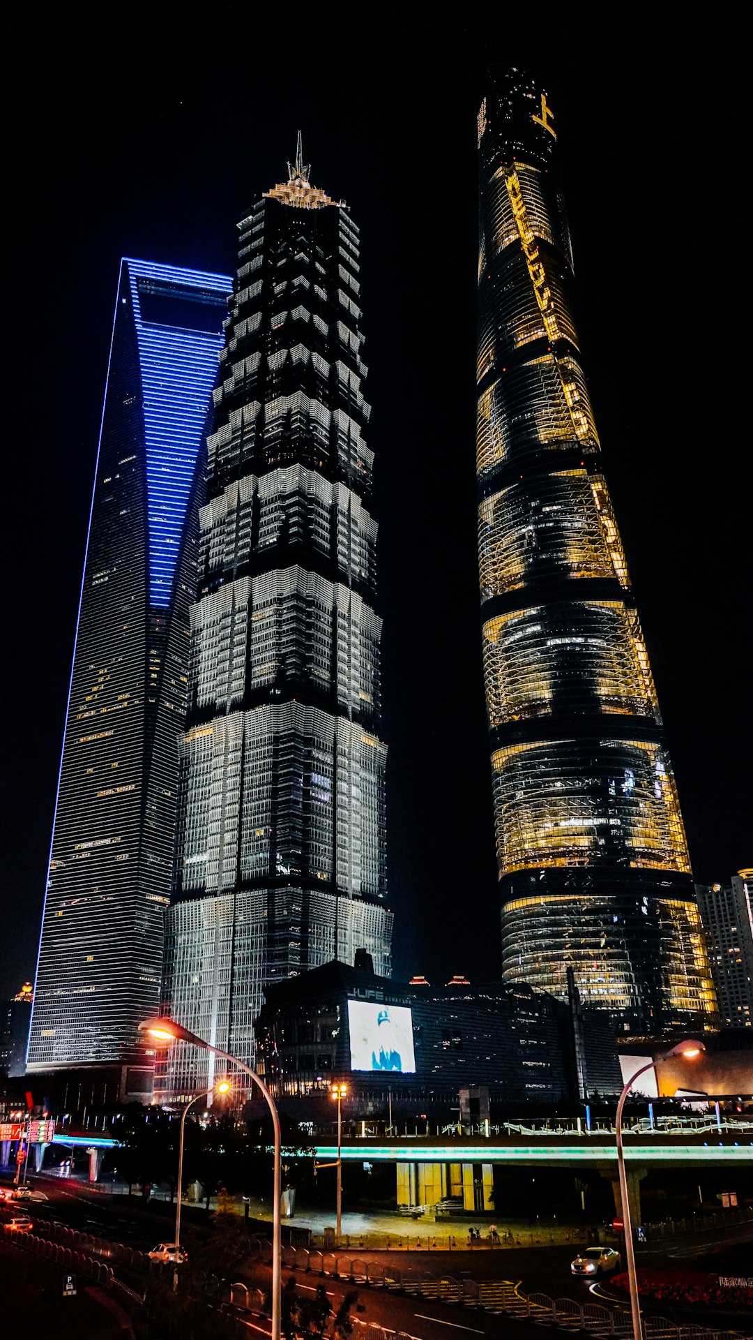 high rise building during night time