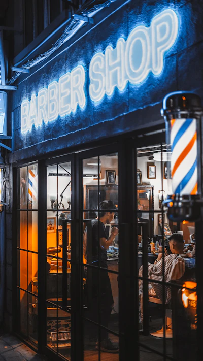 Barber shop không gian