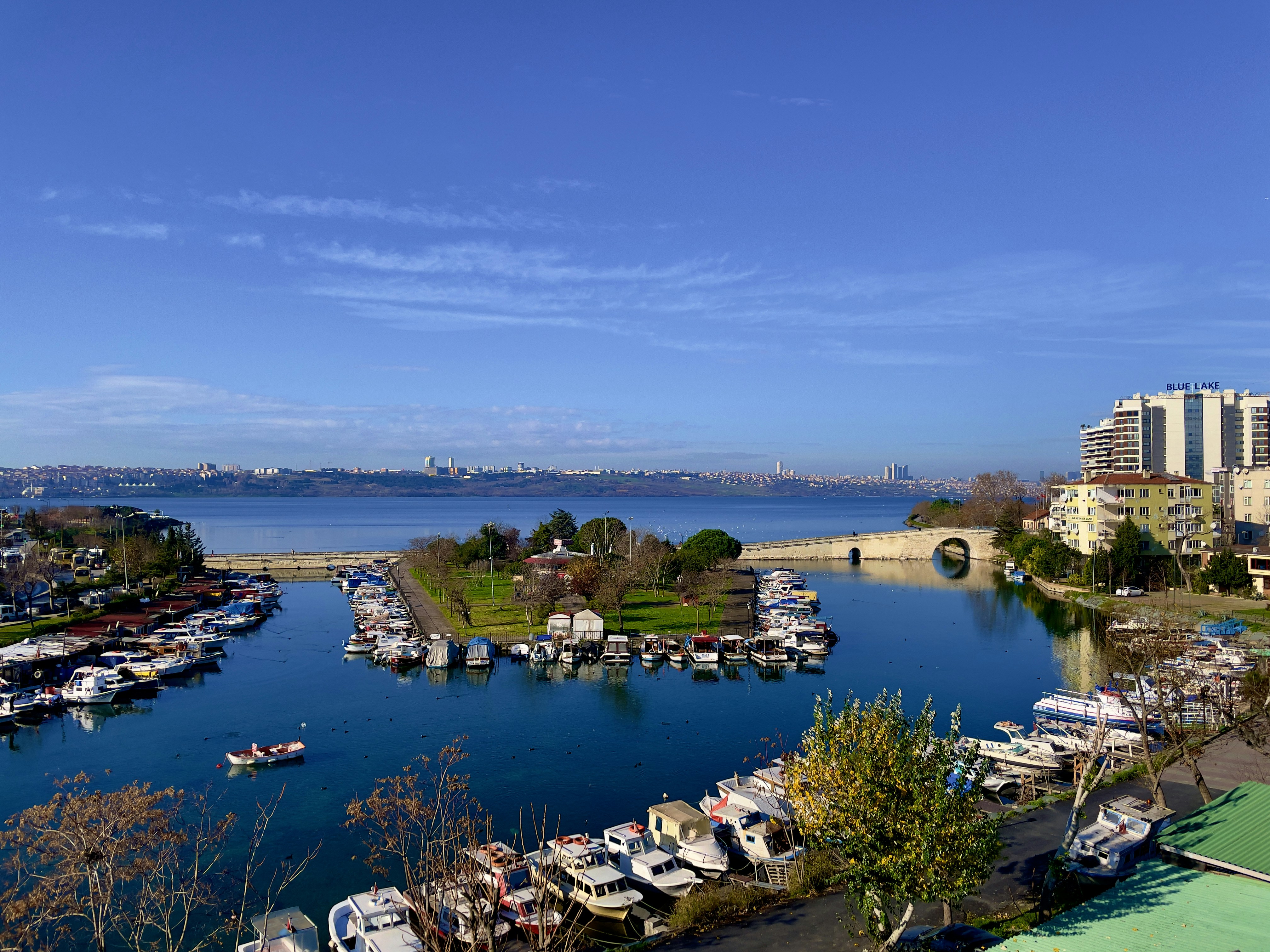 aerial view of body of water during daytime