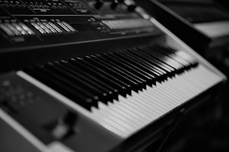 black and white piano keys