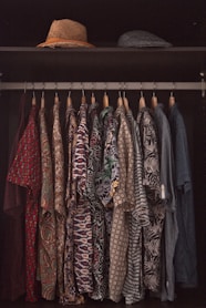 black and white floral long sleeve shirt