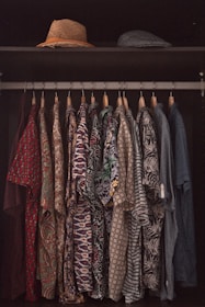 black and white floral long sleeve shirt