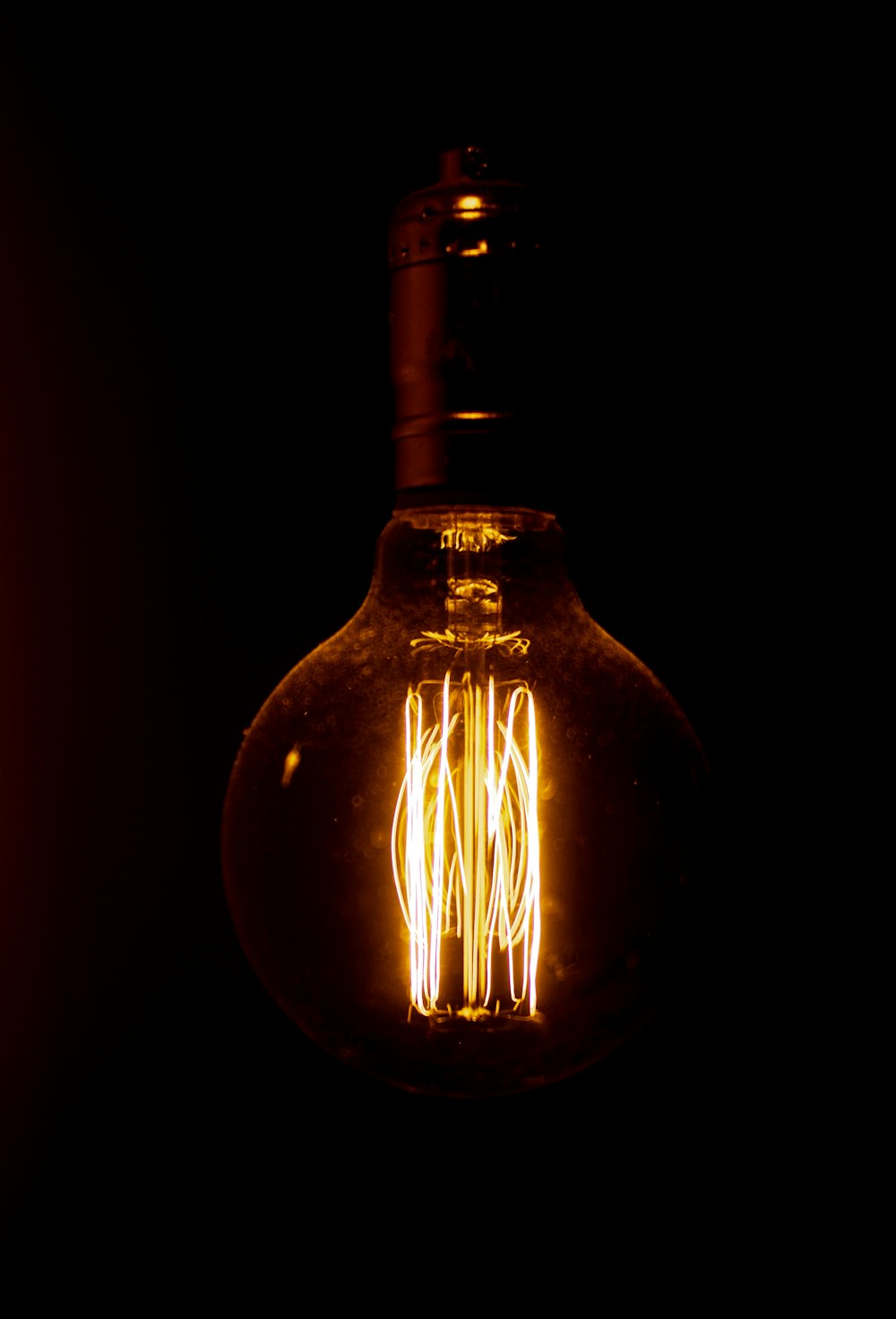 red and gold glass bottle