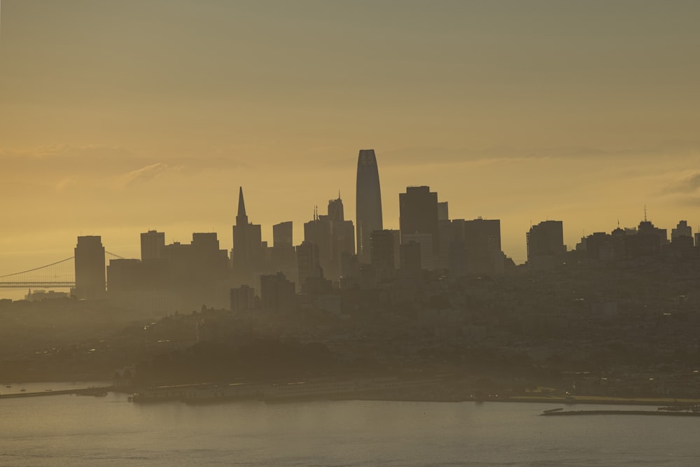 city skyline under gray sky during daytime