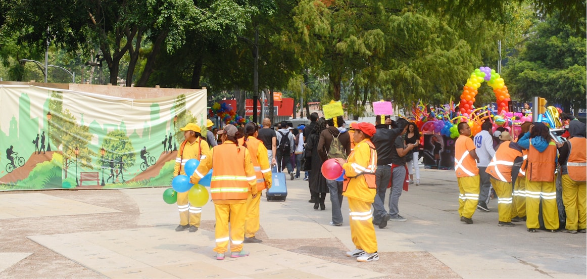 A vibrant community event showcasing Fundacja Pozytywni's initiatives.