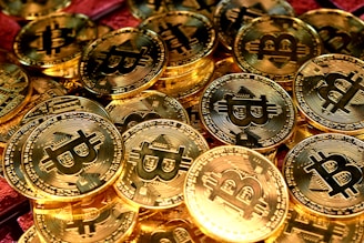 gold and silver round coins
