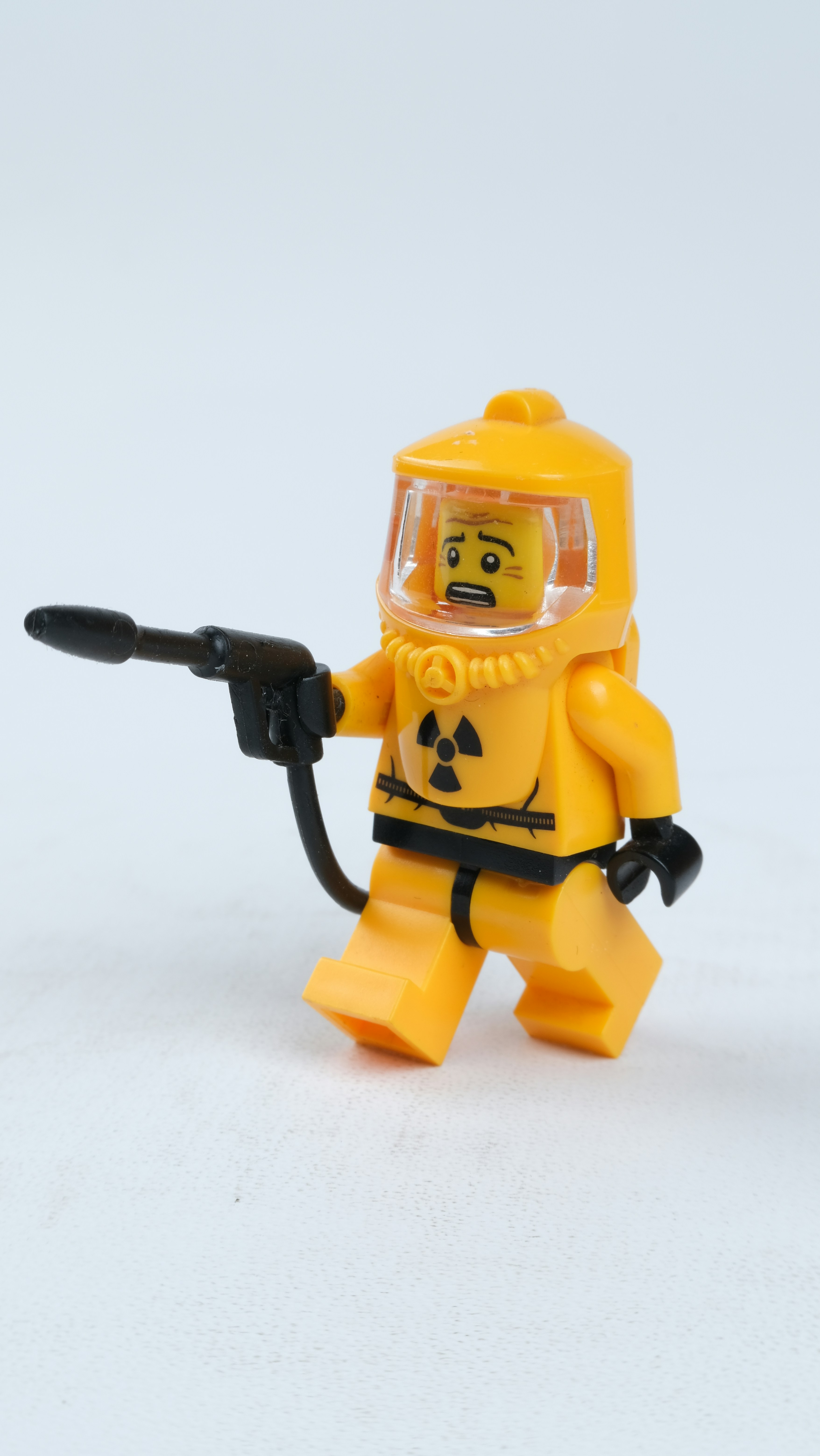 Lego Chernobyl People with anti radiation suit or hazmat suit