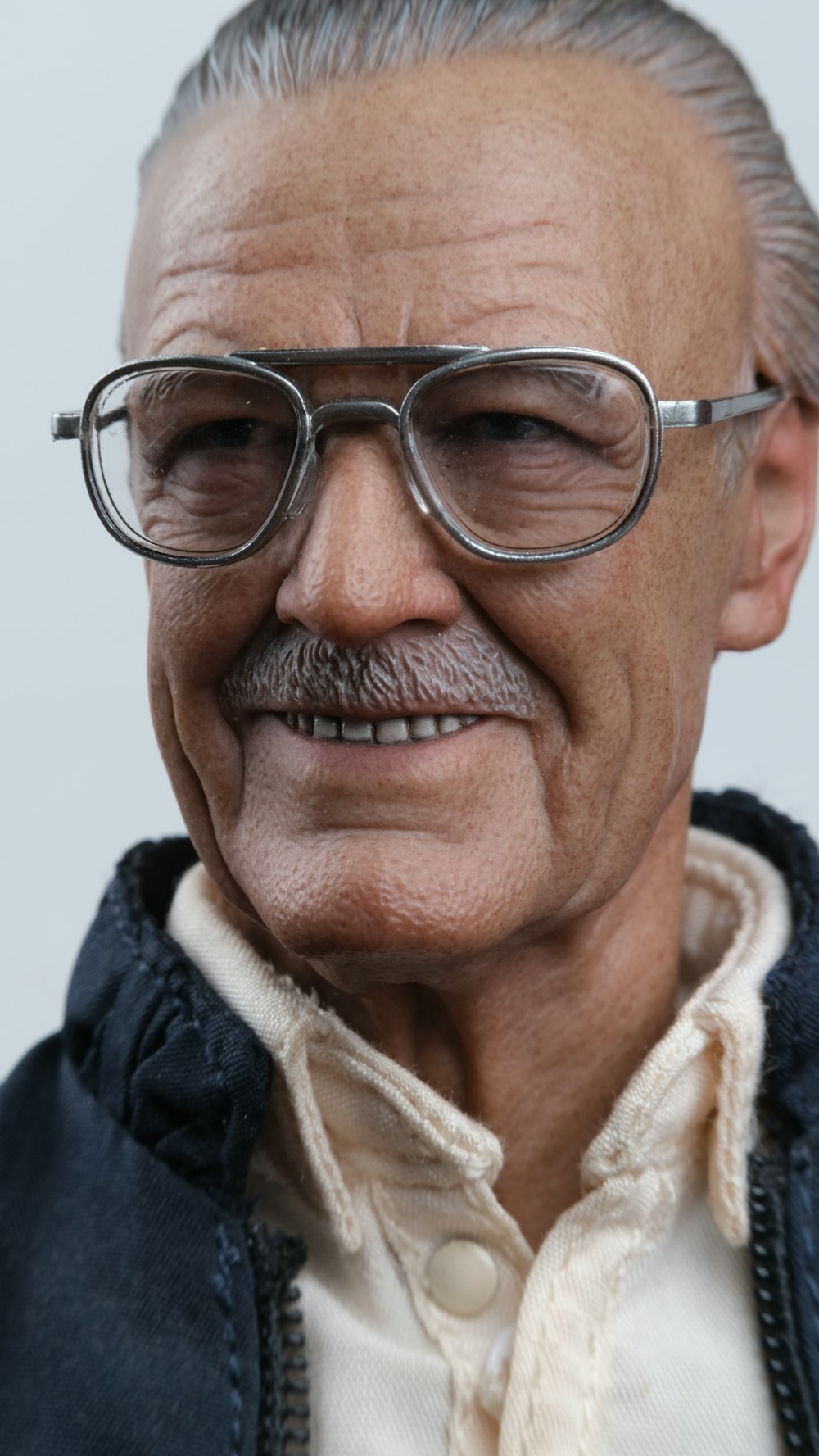 man in black framed eyeglasses