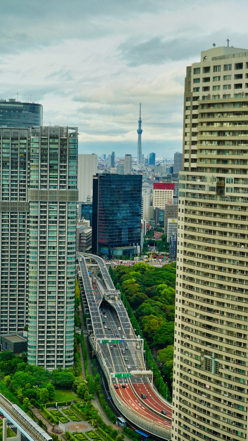 high rise buildings during daytime