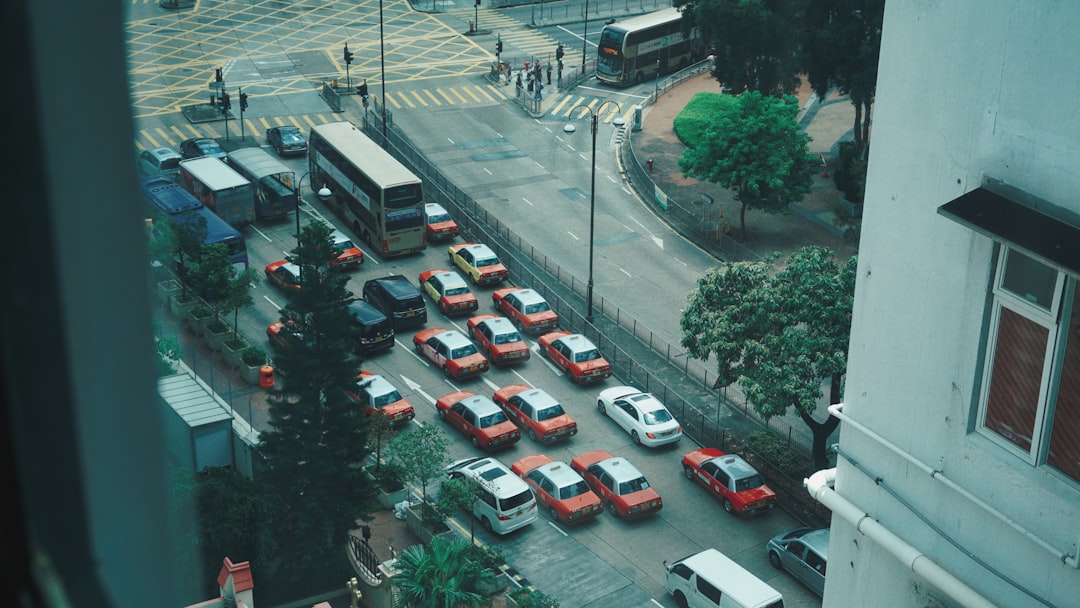 cars parked on parking lot during daytime