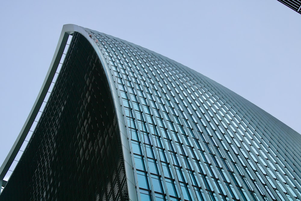 black and white concrete building