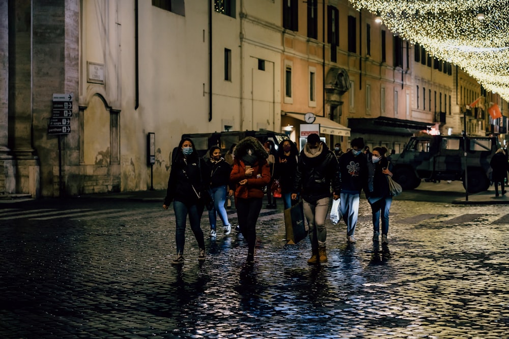 people walking on street during daytime