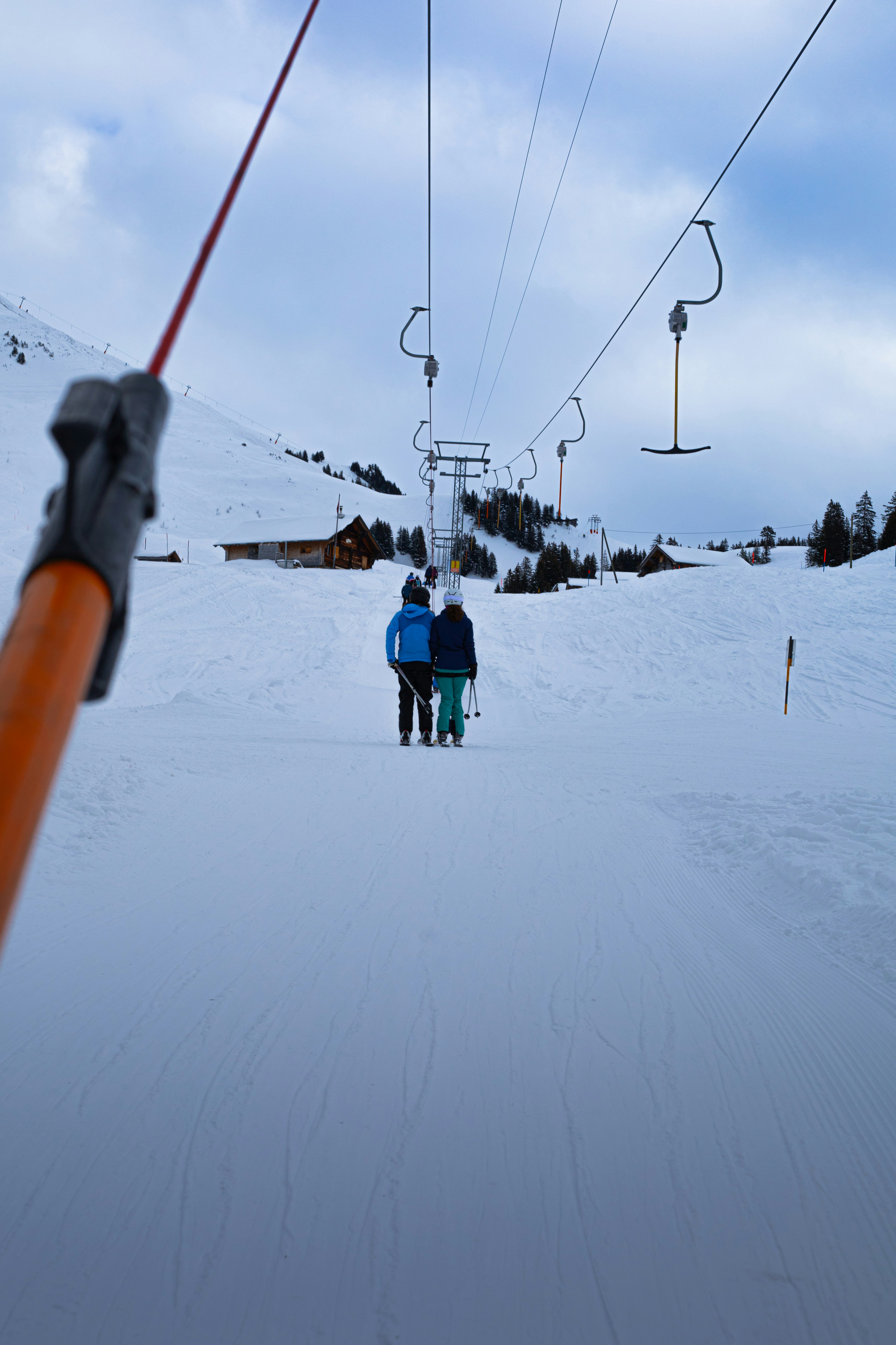 skiing