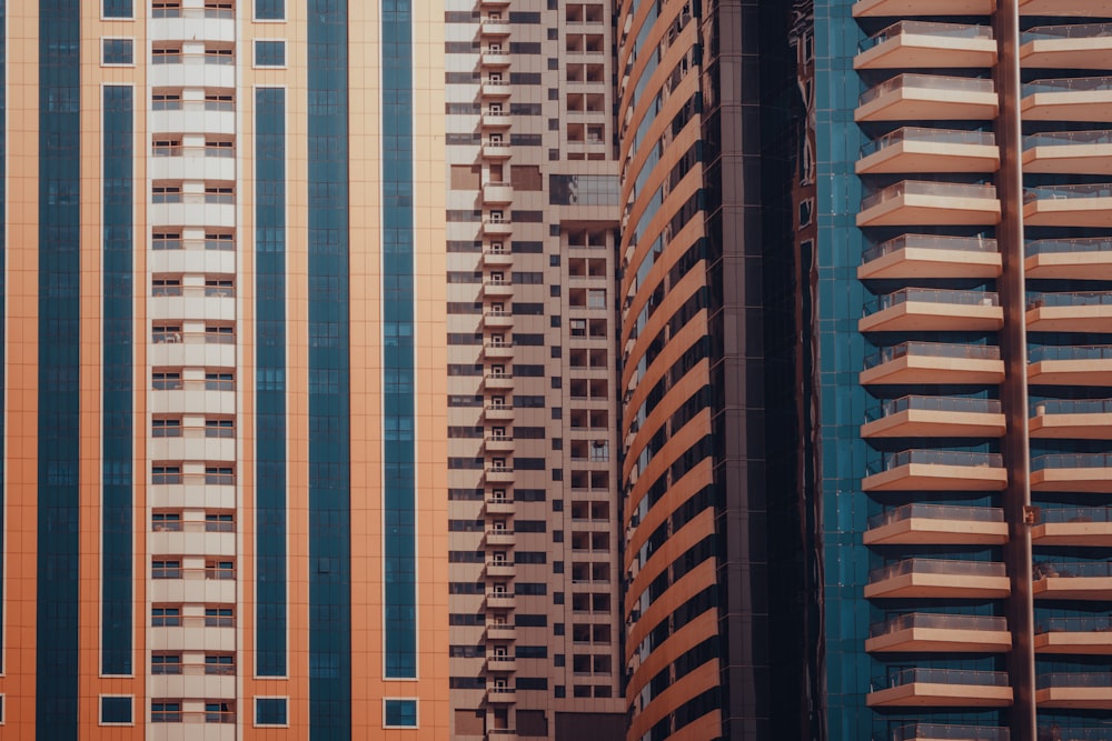 brown and white concrete building