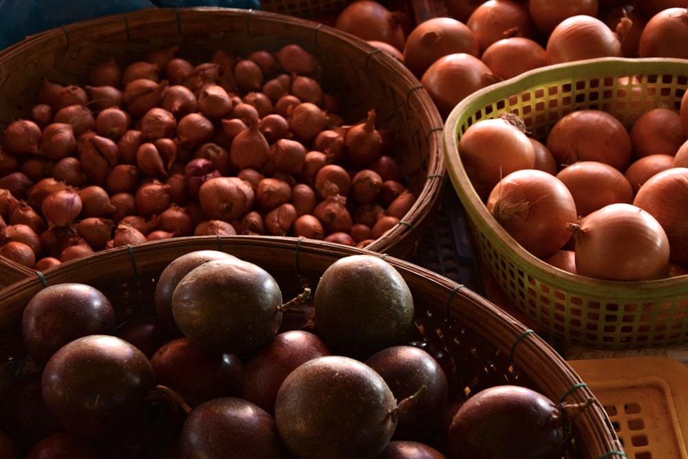 red apples on brown woven basket