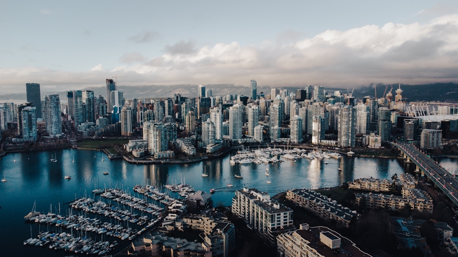 Vancouver street scene and local atmosphere