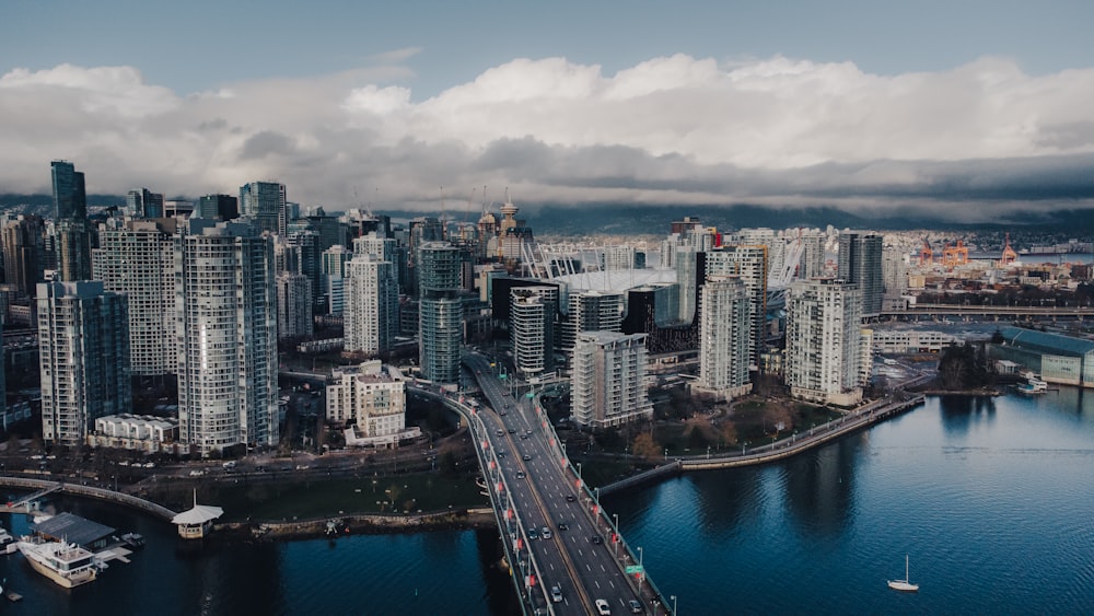 aerial view of city buildings during daytime