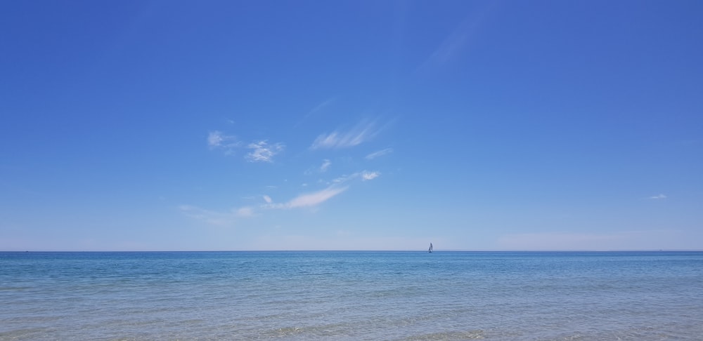 white sailboat on sea under blue sky during daytime