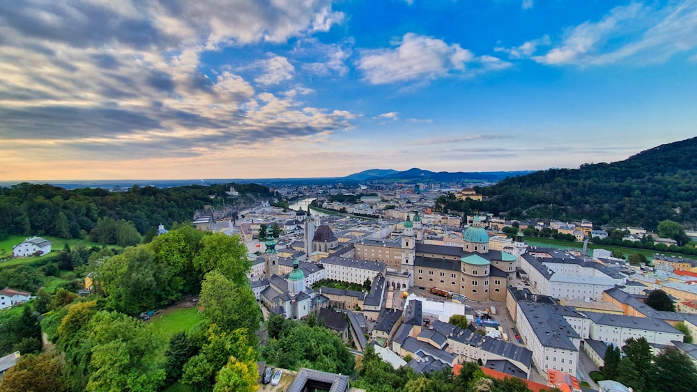 aerial view of city buildings during daytime