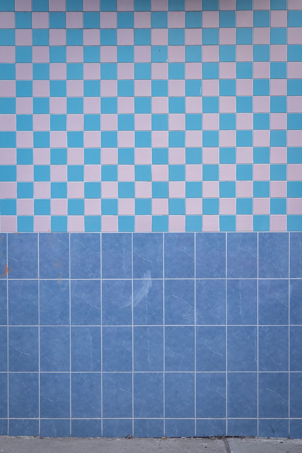 white and blue checkered textile