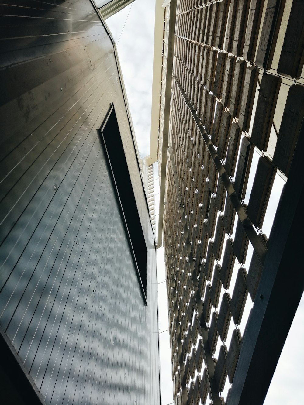 low angle photography of high rise building