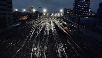 Illustration of a connected network linking hotels, transport providers, and travelers.