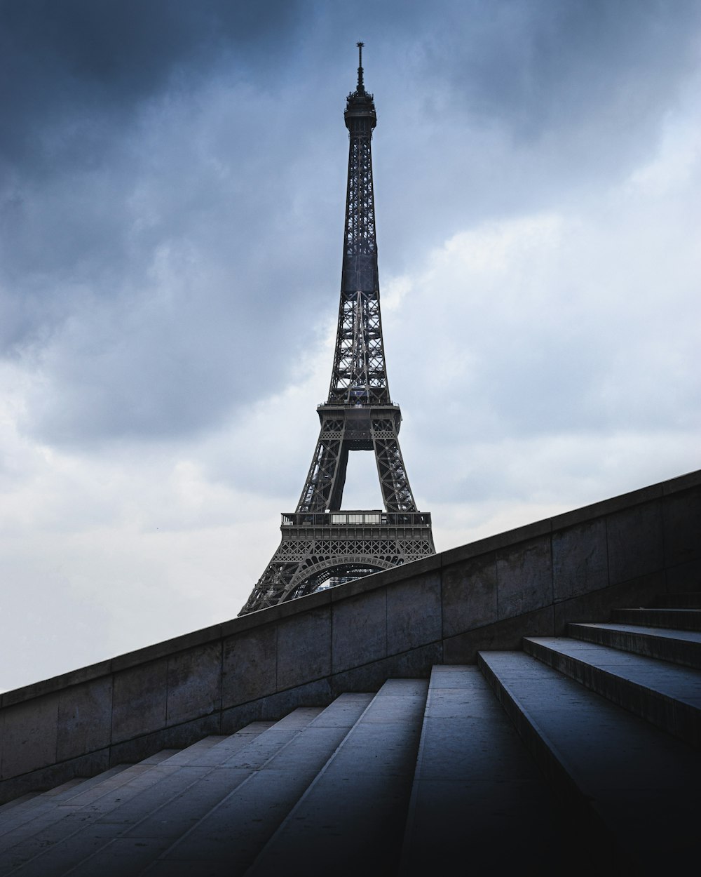 low angle photography of eiffel tower