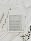 white book page on white textile